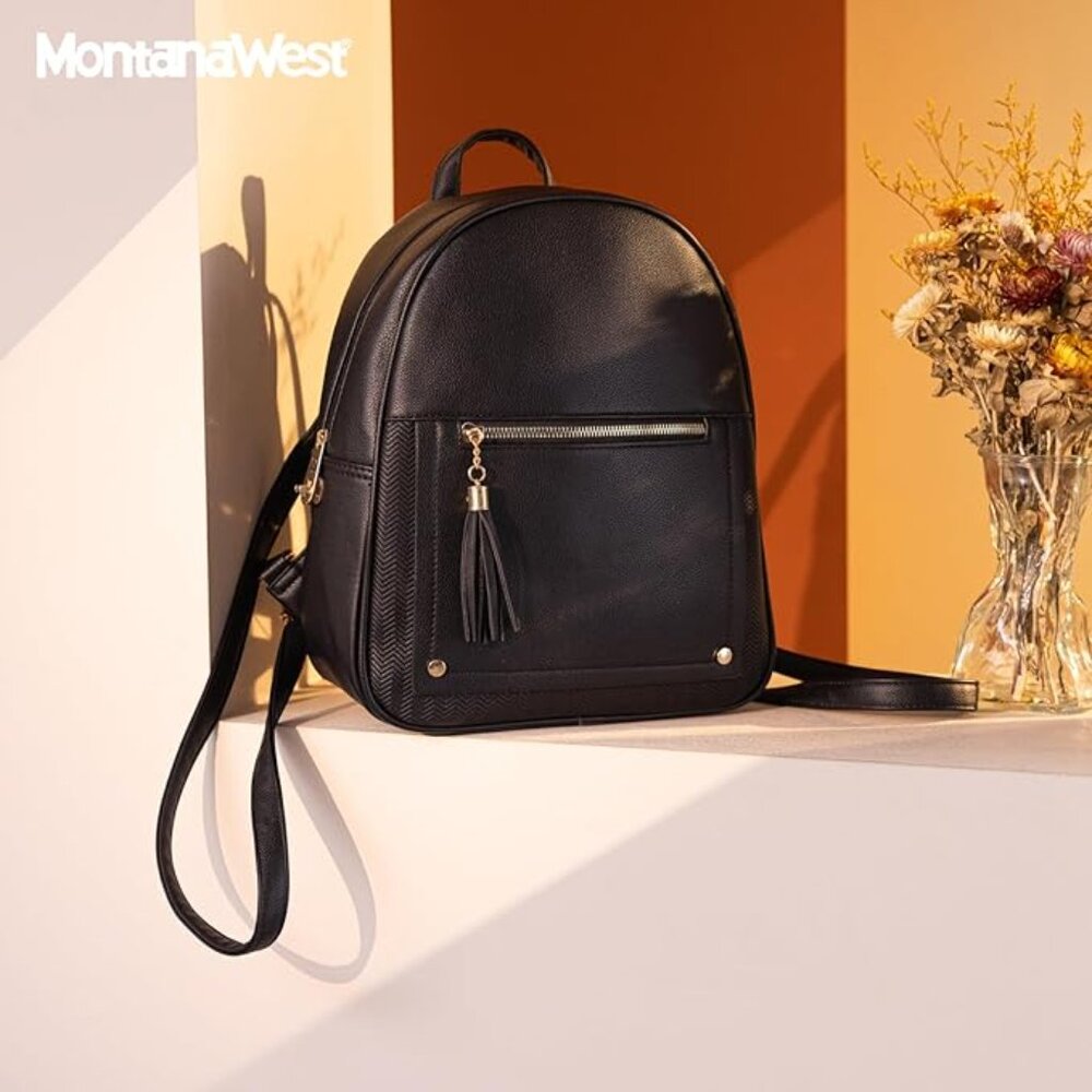 Montana West Black Backpack
